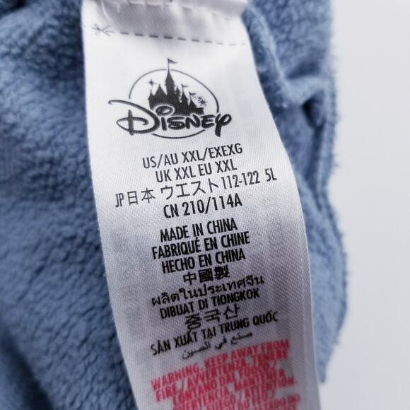 MICKEY MOUSE Disney Joggers Pants Embroidered Mouse Drawstring Baby Blue - XXL - Picture 12 of 13